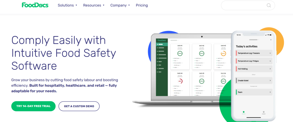 5 FoodDocs- Top Food Safety Managament Software Guide
