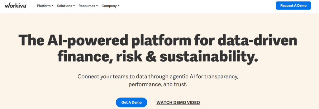 6 Workiva - Guide to the Top 10 Audit Management Software Solutions