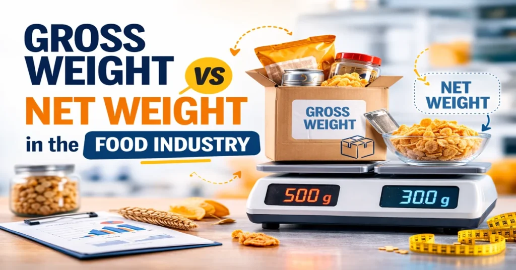 Gross Weight vs Net Weight Key Differences and Calculations in the Food Industry Featured Image Guide